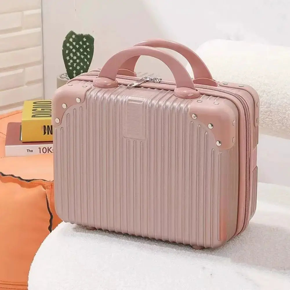 VoyageLite 14 Inch Lightweight Travel Cosmetic Case Waterproof Carry On Organizer For Toiletries And Makeup