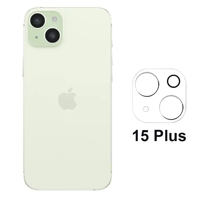 4-pack camera lens protectors for iPhone 15/16/17 Pro Max by Simples Market, tempered glass