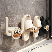 Cartoon Slippers Hook And Rack For Bathrooms And Bedrooms Shower Storage Organizer Shoe Holder Drainage Stand