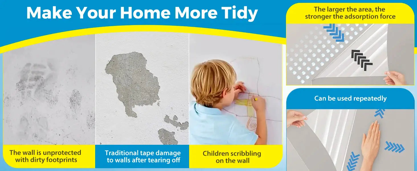45cm transparent electrostatic adsorption protective film for kitchen walls by Simples Market, oil-proof and reusable