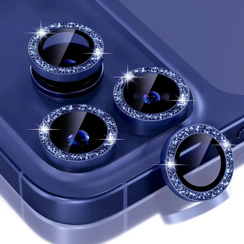 DiamondGuard Camera Lens Protector For iPhone 17 Pro Max 14 Plus And 15 Plus Series Diamond Metal Protective Glass