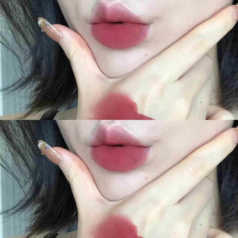 Single Velvet Matte Mist Lip Gloss Waterproof Liquid Lipstick Smudge Proof Not Fade Cup Lip Glaze