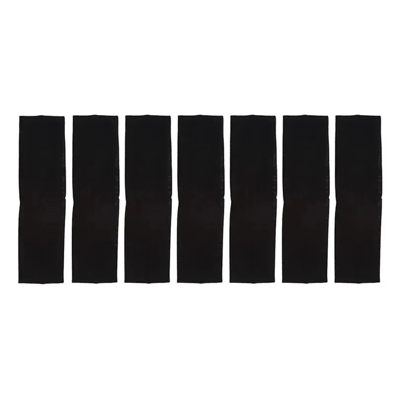 7Pcs Solid Elastic Hair Bands Set for Men and Women Sweat Absorbing Hair Accessories for Running Yoga and Sports