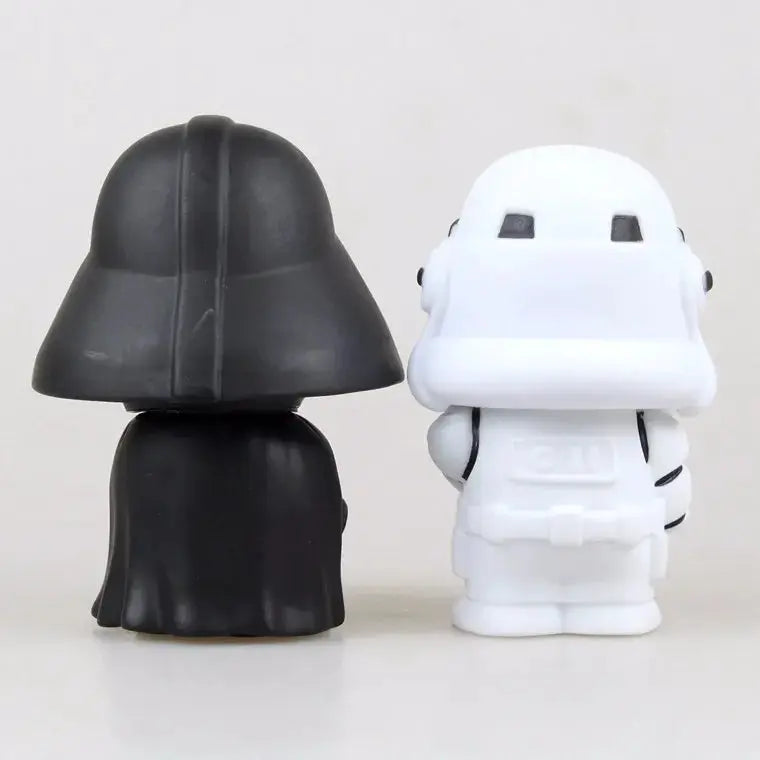 Star Wars Darth Vader And Stormtrooper Action Figures Two Pack 10cm Cute Kawaii PVC Collectibles