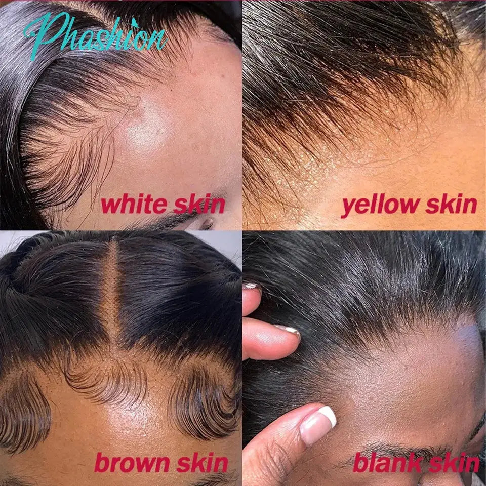 Phashion lace frontal wig, 100% human hair, natural black, Swiss full lace with 4x4/5x5/6x6 and 13x4/13x6 sizes