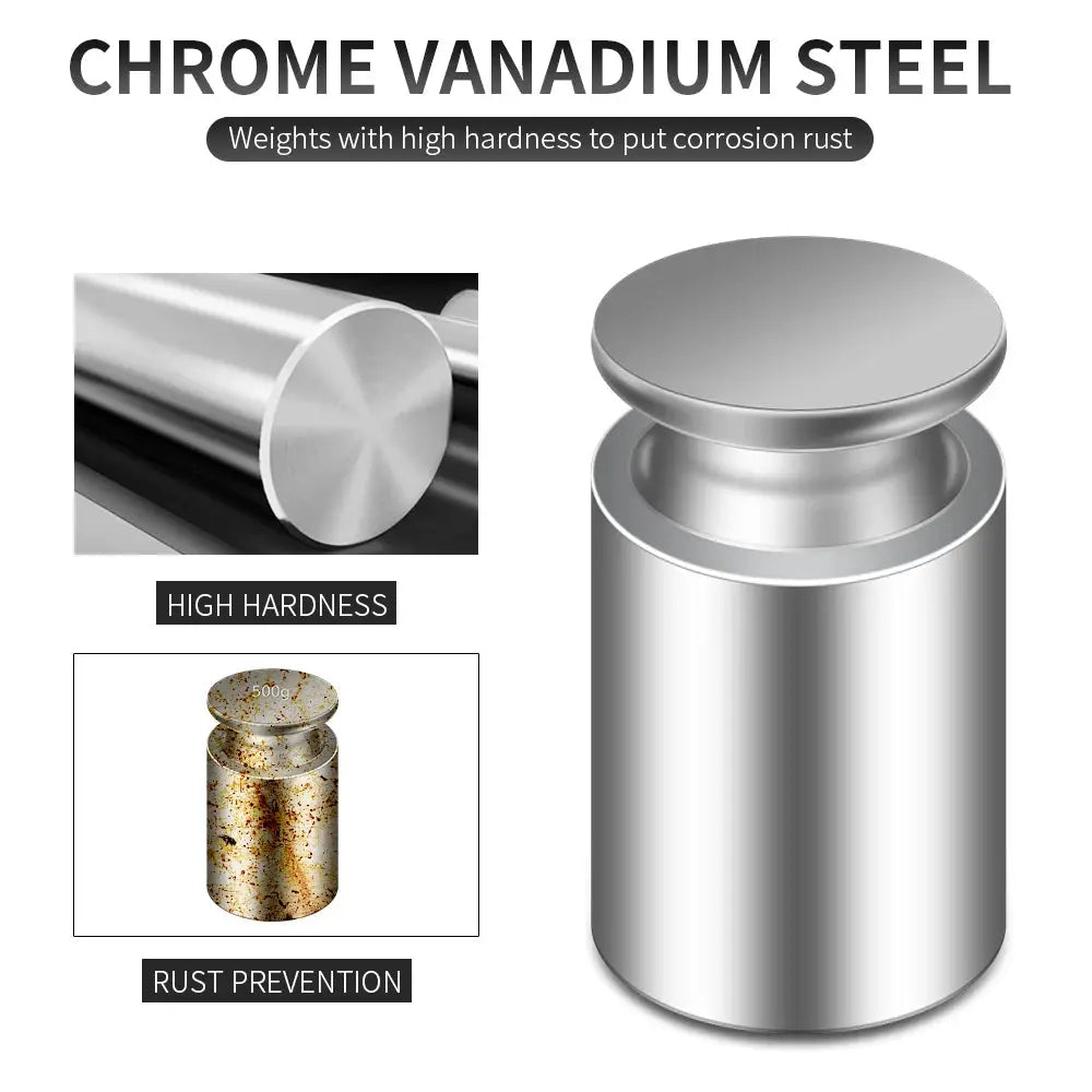 Calibration Weight Set Nickel Plated Steel Chrome Plated For Precision Calibration And Weighing