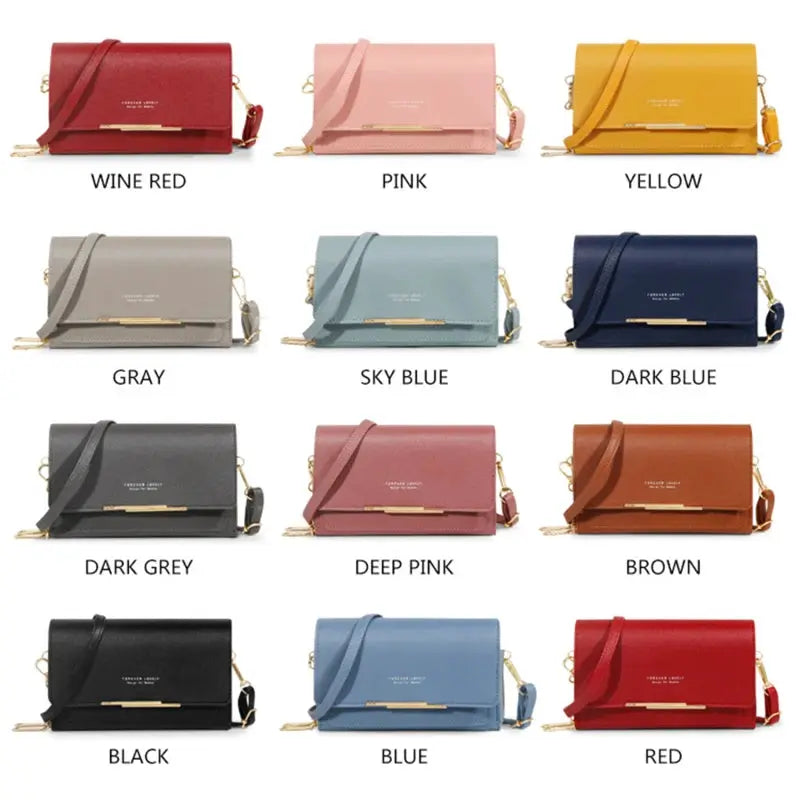 BrandLux Korean Inspired Women Wallet Bag With Large Capacity Secured Card Holder And Phone Pocket
