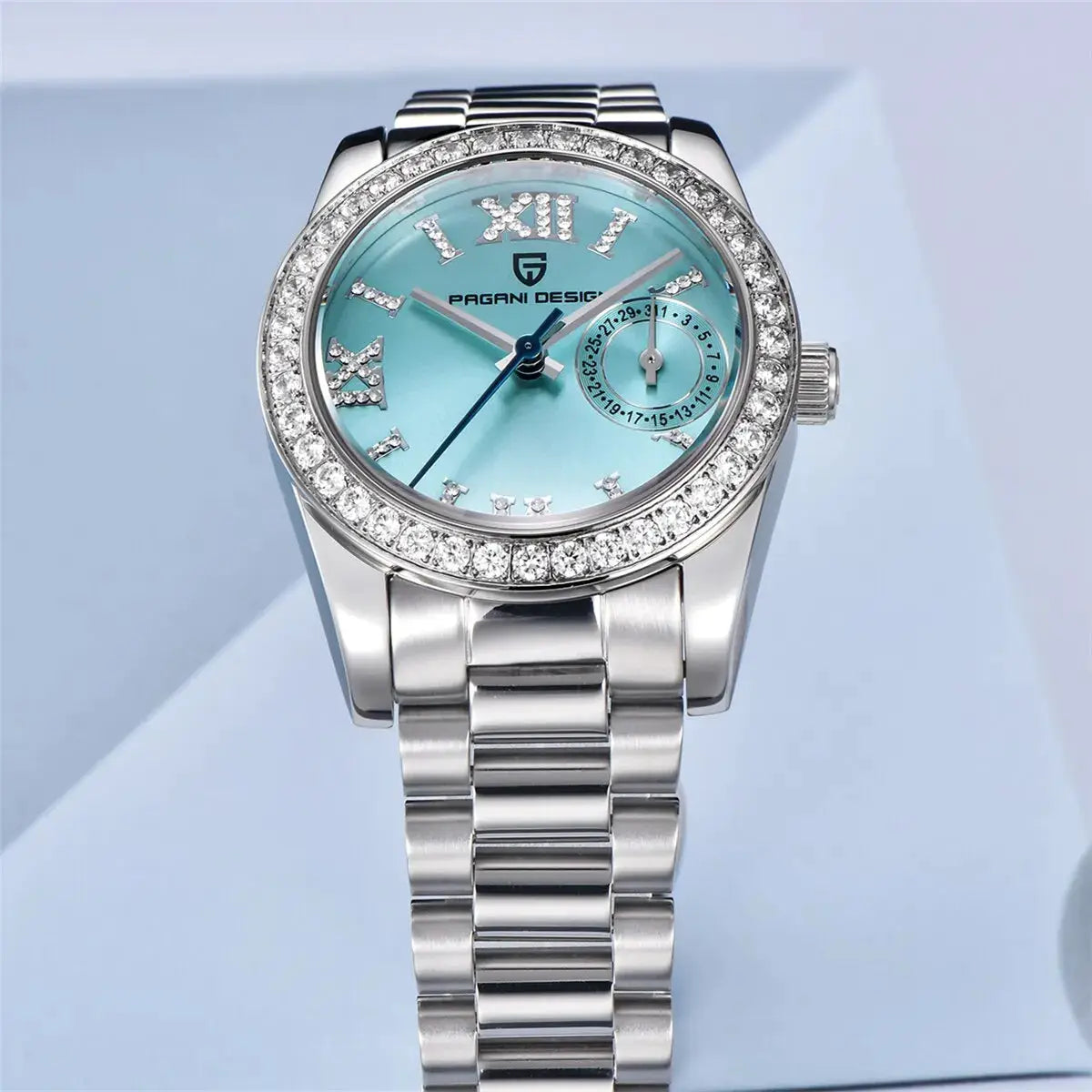 Pagani Design 32mm Womens Wristwatch Elegant Luxury Quartz Timepiece Fashion Waterproof Sapphire Crystal