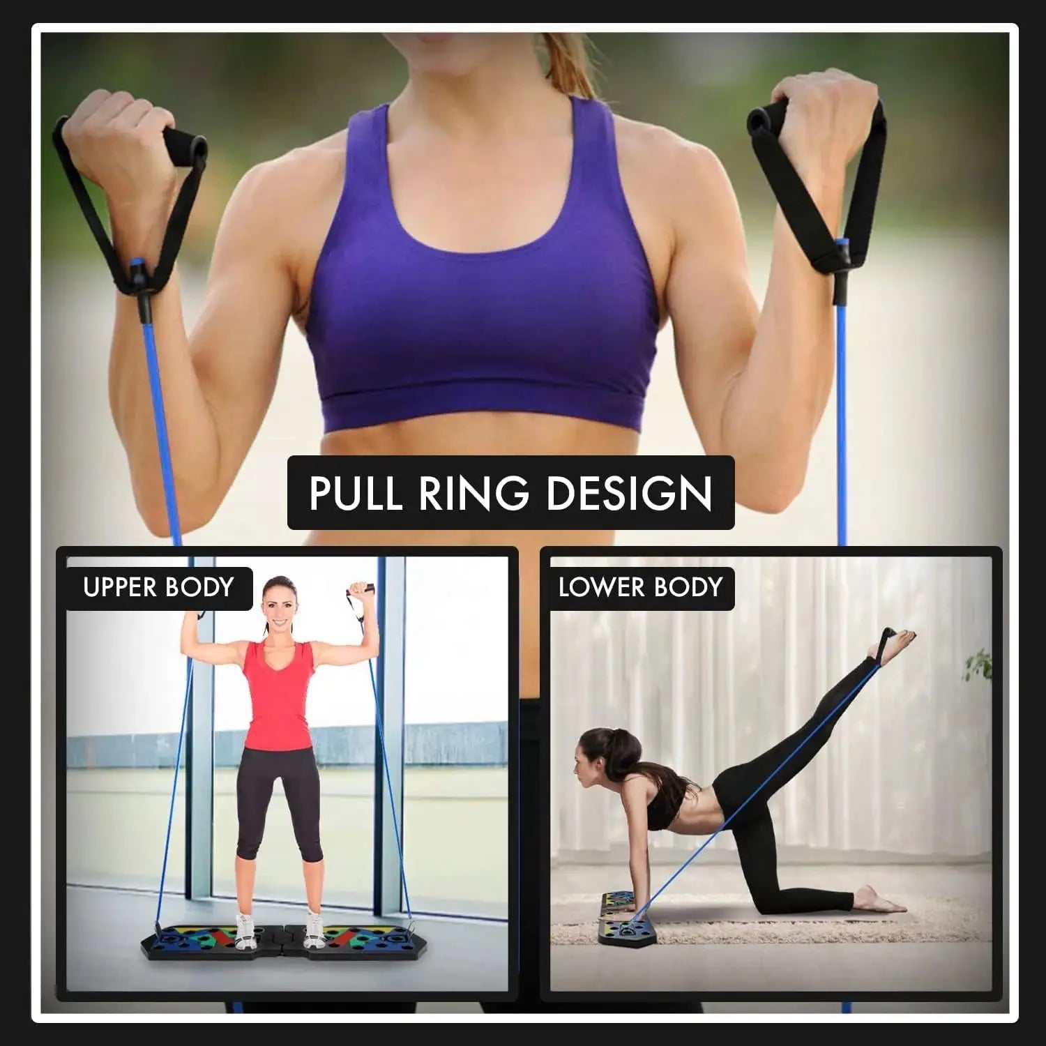 Household Multifunctional Push Up Training Board Portable Chest And Abdominal Muscle Workout Equipment