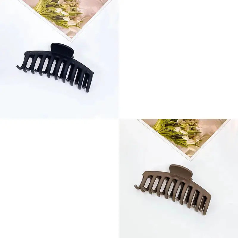 Geometric Matte Hair Claw Set - Simples Market