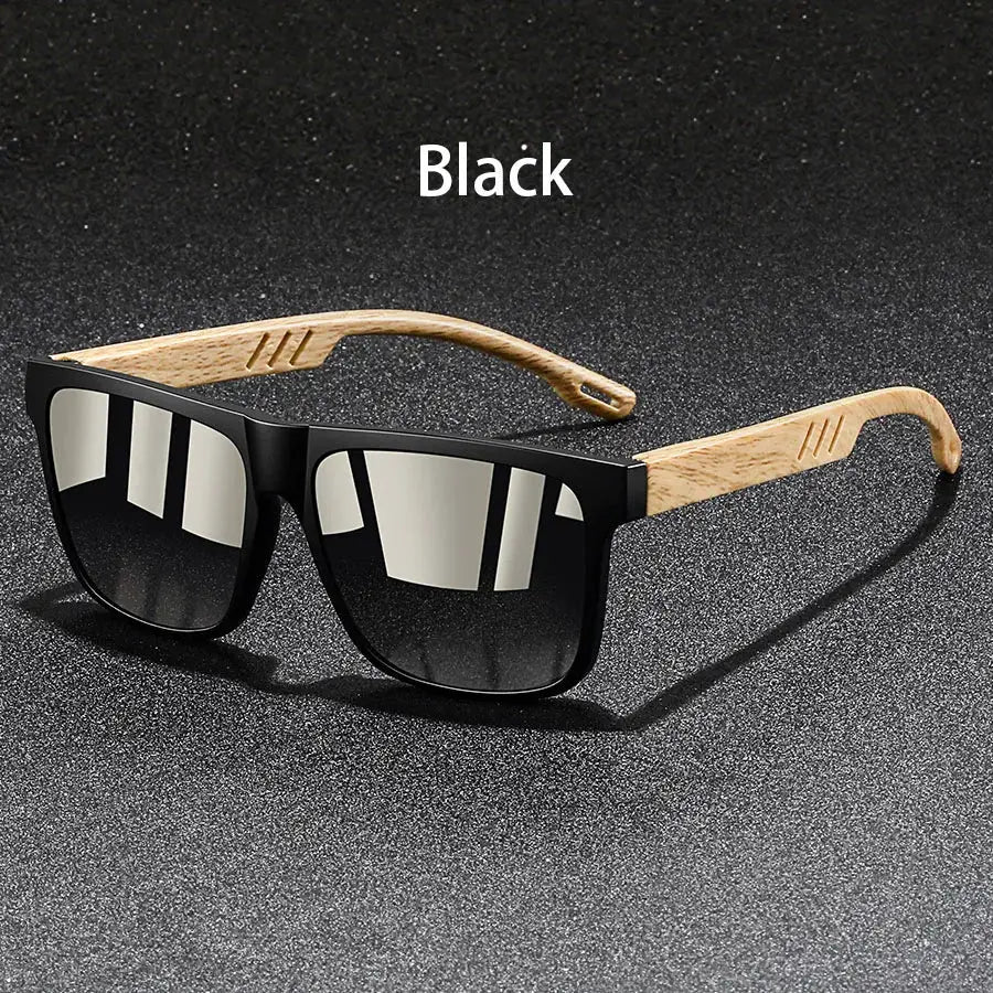 Vintage Square Frame Sunglasses Unisex UV400 Protection For Fishing And Driving Premium Outdoor Eyewear