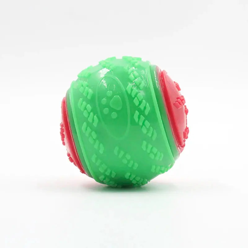 Dogs Interactive Toys Soft TPR Ball Squeaky Bite Resistant For Pet Teeth Cleaning
