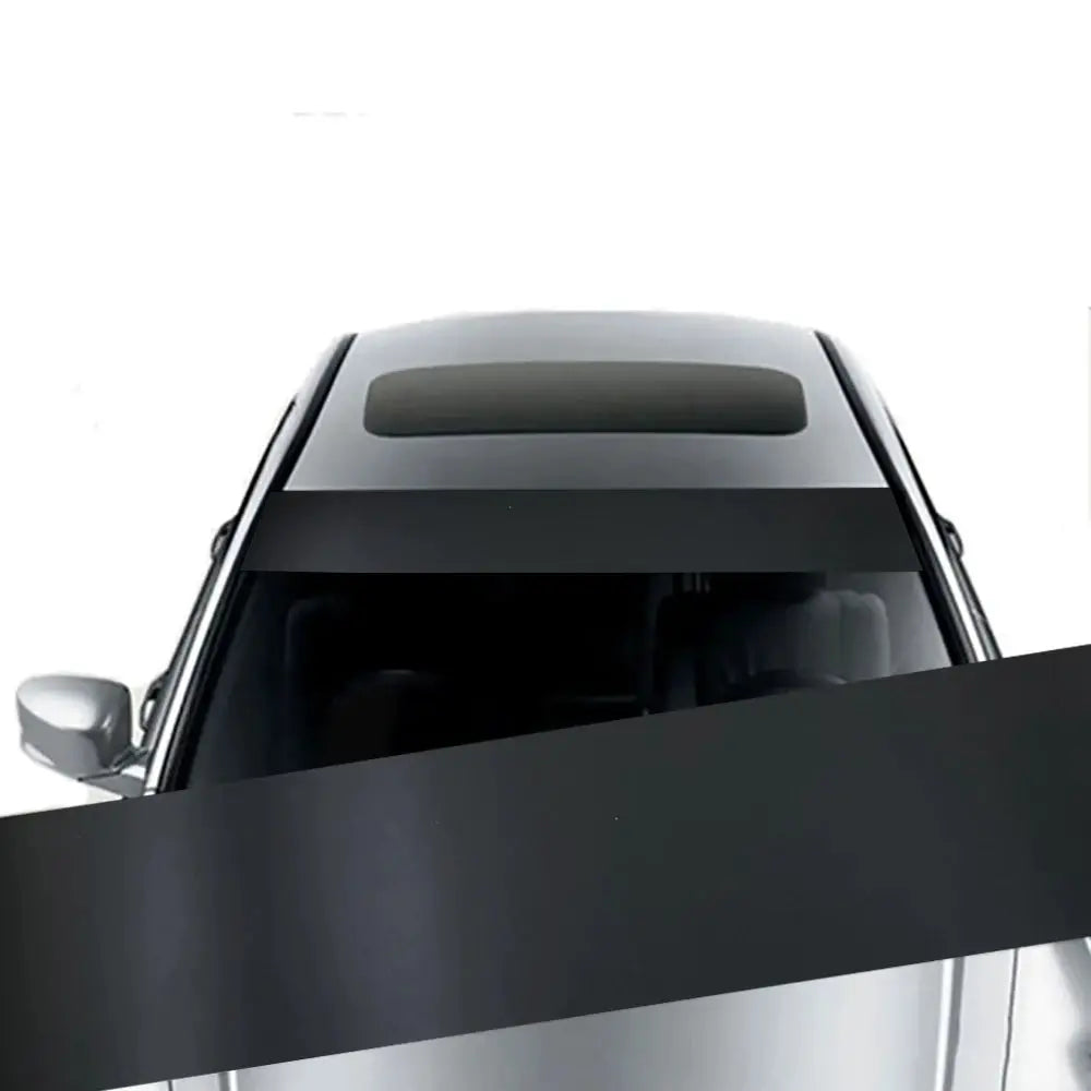 3D Carbon Fiber Vinyl Car Sunshade Stickers Universal Fit Front Windshield And Rear Window Decorative Decals
