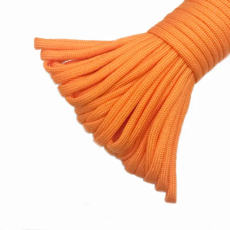 Paracord 4mm 7-core orange 550 bundle by Simples Market for survival camping