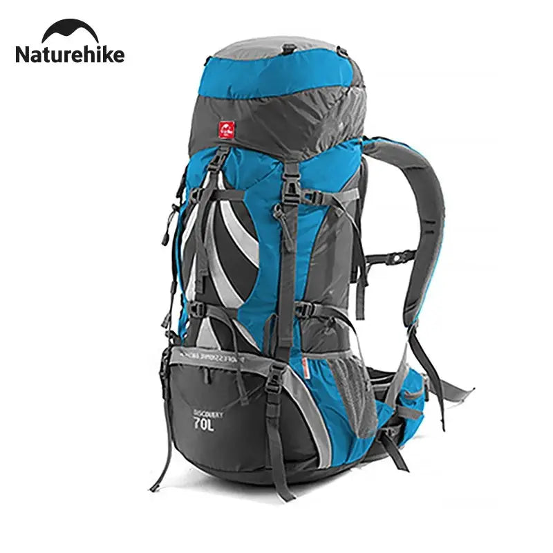 Naturehike 70L Camping Backpack Ergonomic Large Capacity Hiking Backpack With Rain Cover For Men Outdoor Travel Trekking