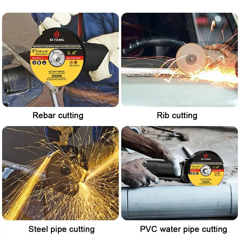 5 Piece Set Metal Cutting Discs For Angle Grinder 75mm 115mm 125mm Saw Blade Resin Grinding Wheel For Metal Wood