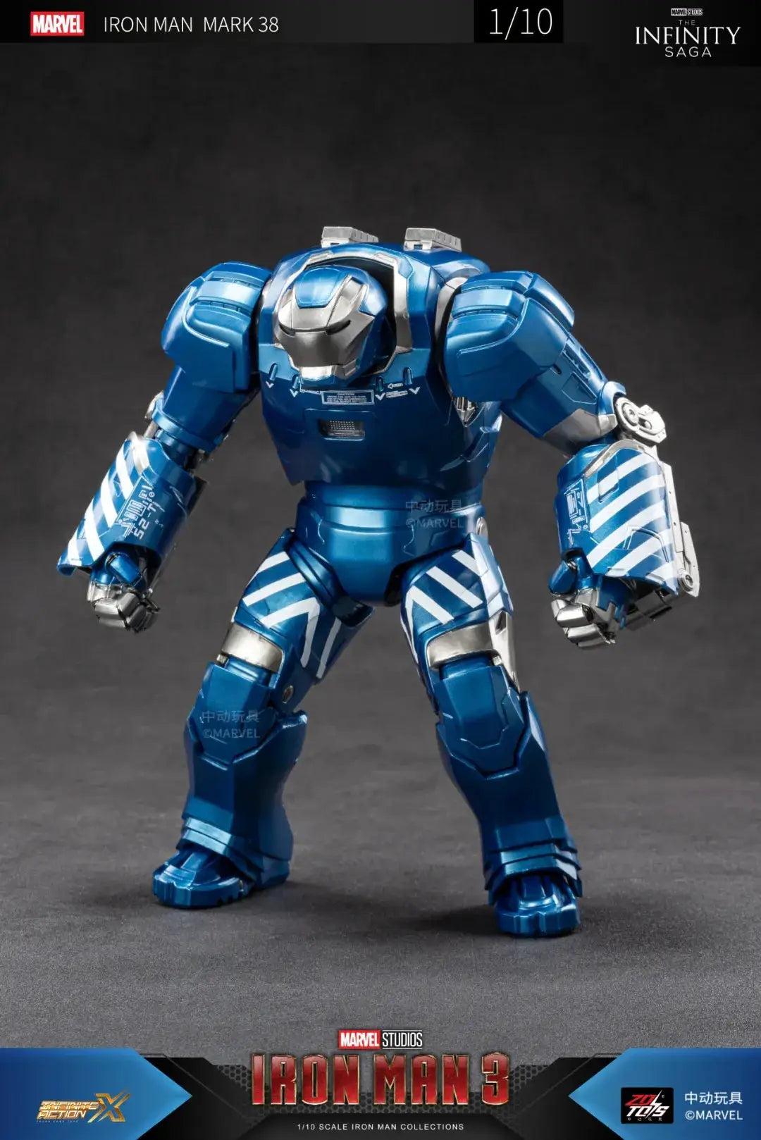 ZDTDS Iron Man Avengers MK37 Hammerhead MK12 MK38 Igor MK9 Iron Patriot War Machine Action Figure Collectible Toy