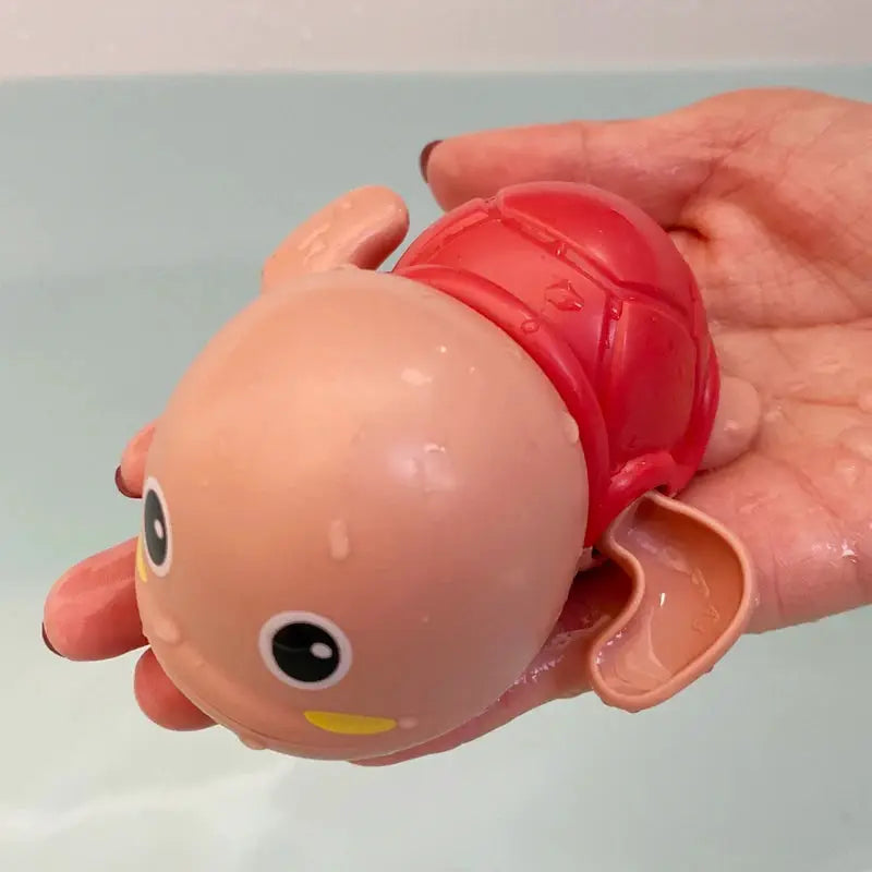 Baby Bath Toys Set Turtle and Whale Clockwork Water Toys Non Toxic for Tub Pool Beach Fun for Kids