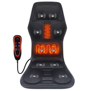 Simples Market electric back massager chair cushion with infrared heat and handheld remote control