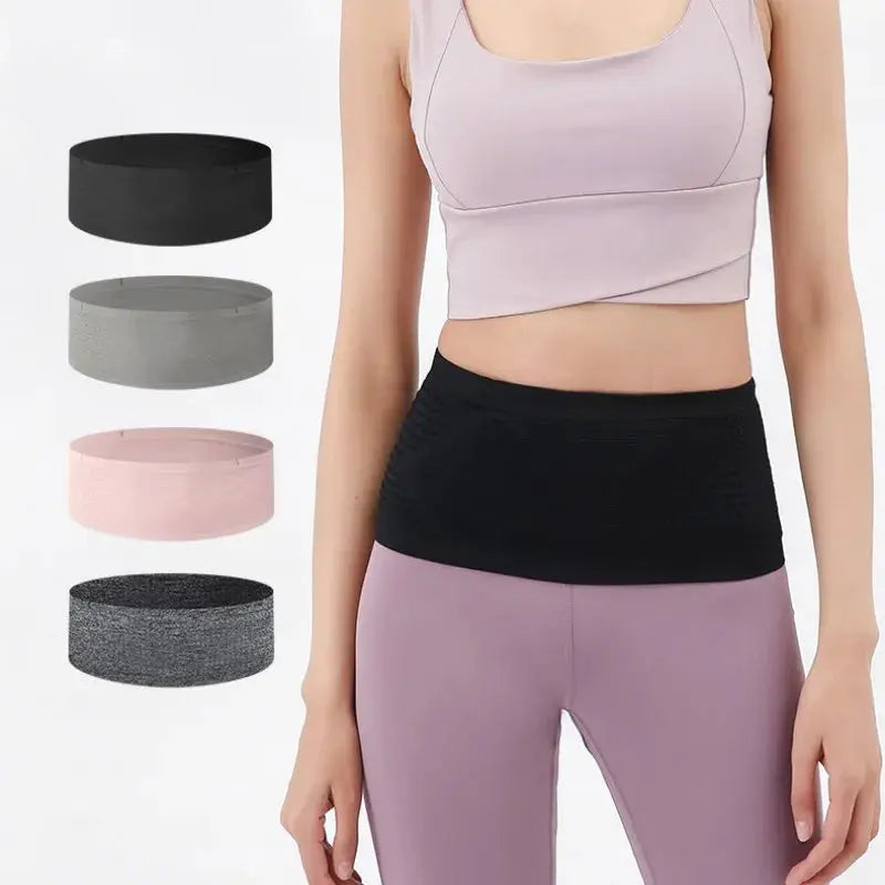 Seamless Invisible Running Waist Belt Bag Portable Lightweight Unisex Phone Carry Bag For Running Cycling And Gym