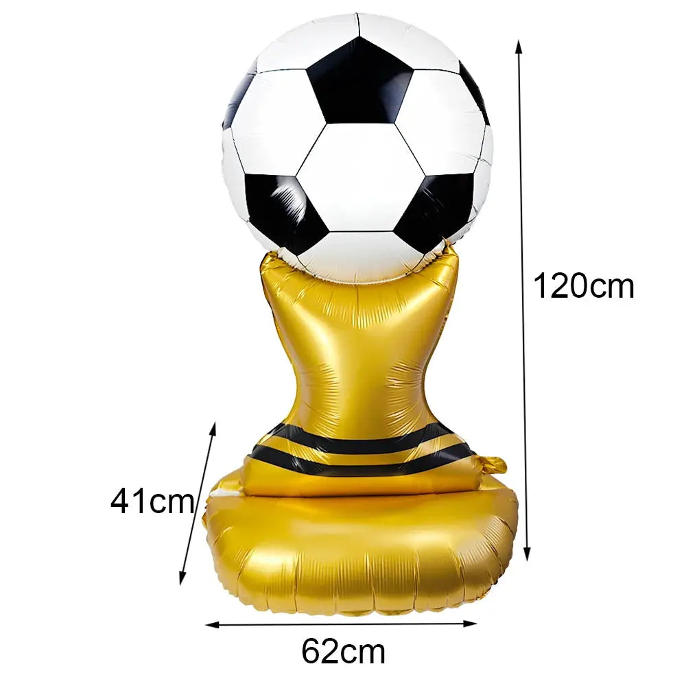 Soccer Theme Disposable Tableware Set Plates Cups Napkins Tablecloth