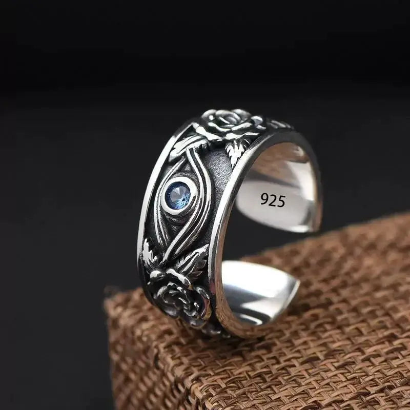 925 Sterling Silver Love Heart Ring With Hanadama Pearl For Women Gift Jewelry Birthday