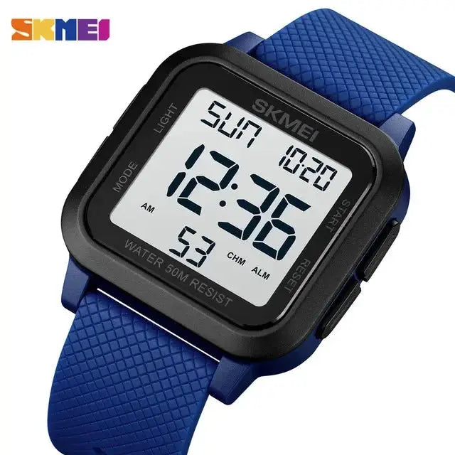 SKMEI 1894 Sport Electronic Watch for Men Shockproof Waterproof Countdown Mens Wristwatch Military Alarm Clock 1960 Reloj Hombre