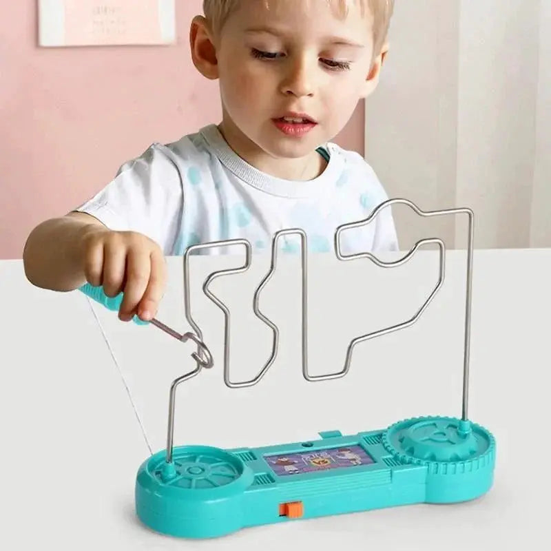 Kids Collision Electric Shock Toy Educational Touch Maze Game For Science Experiments And Party Gift