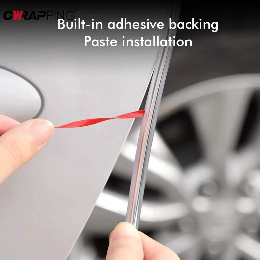 5M Self Adhesive Transparent PVC Car Door Edge Seal Strip Scratch Protector Anti Collision Car Accessories