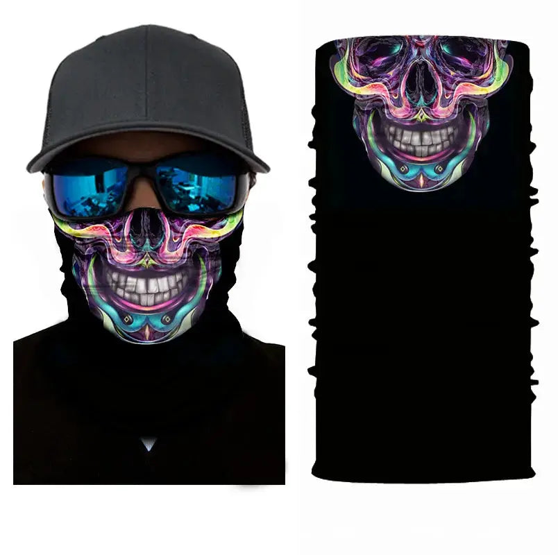 Seamless Tactical Neck Gaiter Bandana Scarf For Men Face Mask Balaclava For Cycling Skiing Motorcycle Hiking