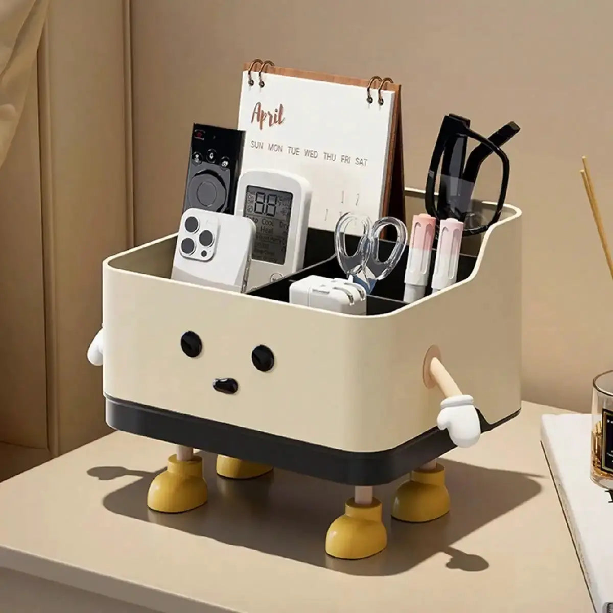 Multifunctional Desktop Storage Box for Cosmetics and Sundries Countertop Organizer and Display Shelf