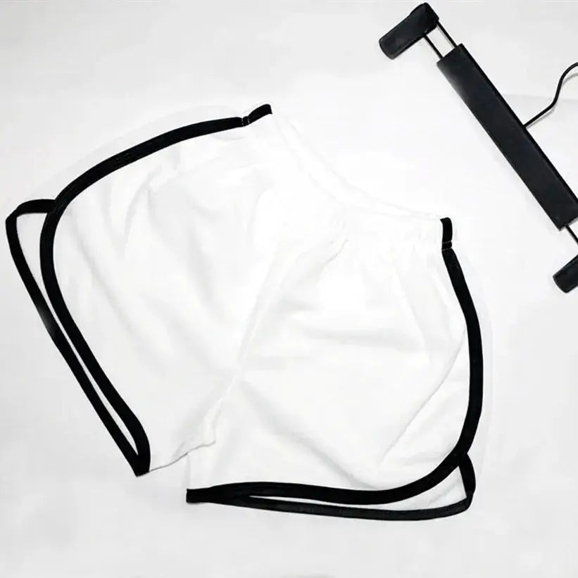 Women Elastic Shorts Loose Fitting Quick Drying Running Fitness Leisure Anti External Wear Summer Lightweight