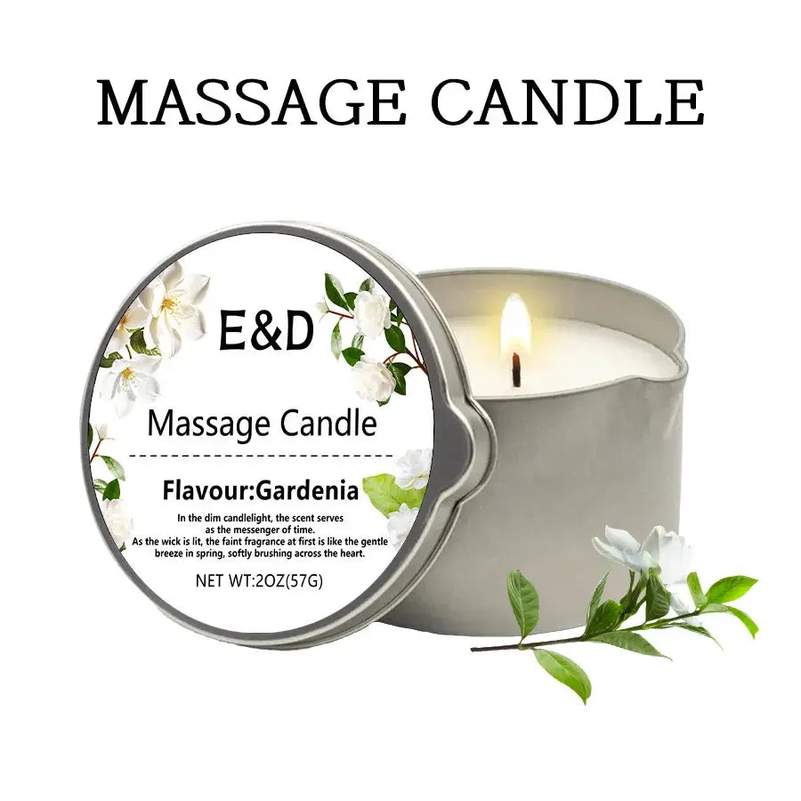 Massage Oil Candle for Stress Relief and Skin Moisturizing Aromatherapy Spa Essentials Luxury Candles