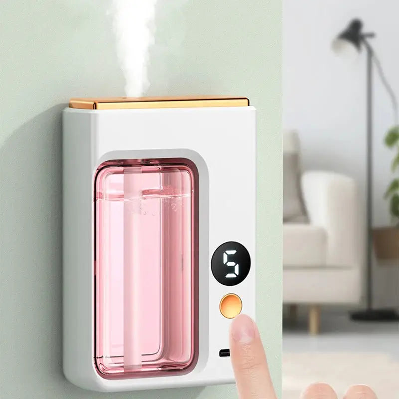 Automatic Diffuser Aromatherapy Car Perfume With Display And Essential Oil Humidifier Jasmine Scent Air Freshener