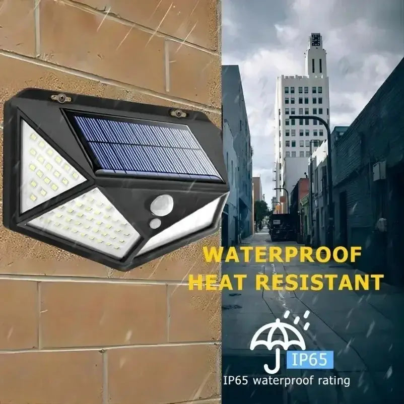 ApexGlow Solar LED Outdoor Garden Light Waterproof Motion Sensor Spotlight Eco Friendly Sun Powered Illumination