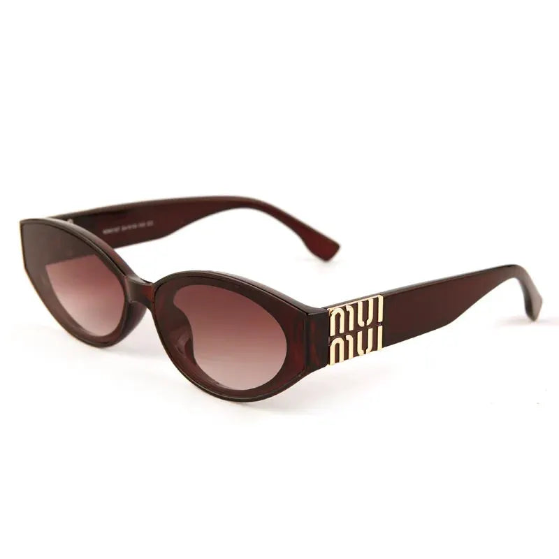 Glamour Oval Designer Sunglasses Unisex Luxury Shades With UV400 Protection And Durable Polycarbonate Frames