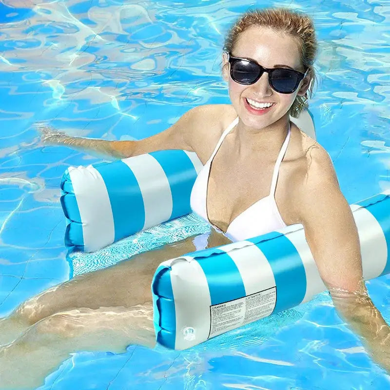 4 In 1 Inflatable Pool Hammock Floats Ideal Saddle Lounge Chair Hammock Drifter For Relaxing Pool Time