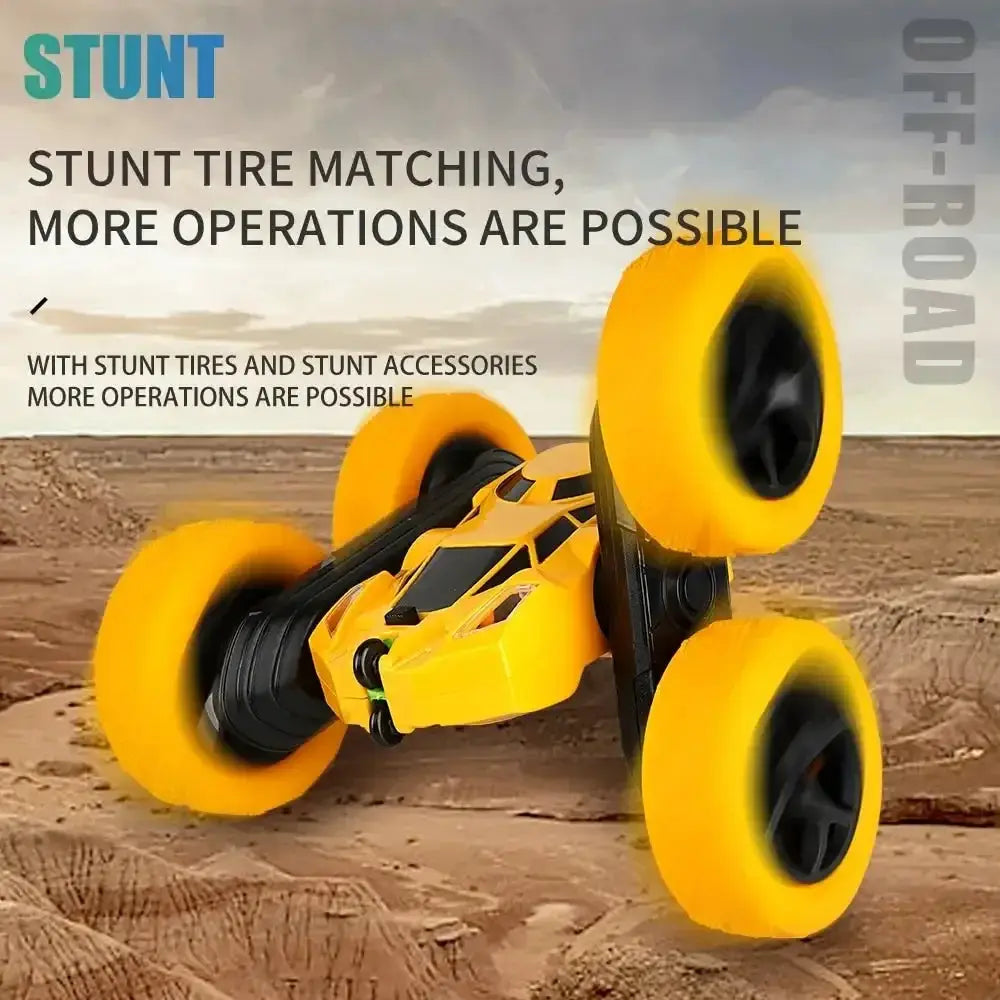 RC Stunt Car Double Sided Flip 360 Degree Rotation Off Road Drift Remote Control Car For Kids And Adults