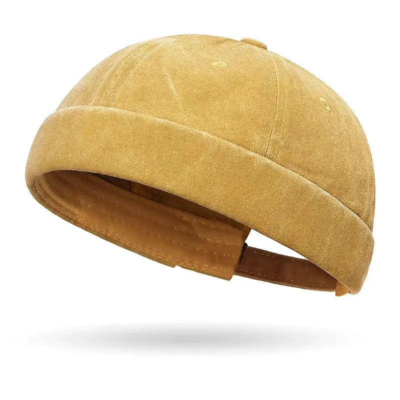 Street Style Soft Top Washed Hip Hop Cap Unisex Versatile Farmers Hat For Urban Everyday Wear