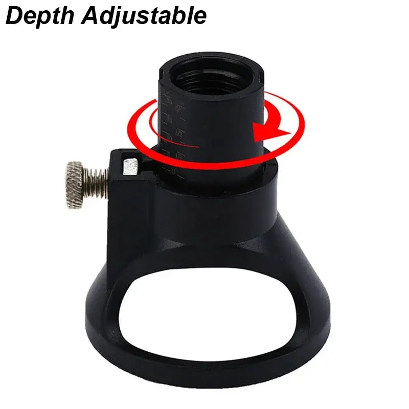 Rotary Router Milling Cutter Guide Attachment For Dremel Tools Wood Carving Kit With Precision Locator
