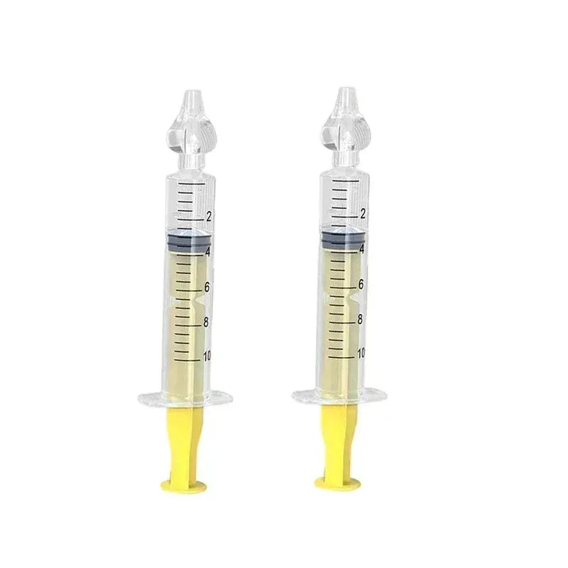 Dual Capacity 10Ml 20Ml Baby Nasal Aspirator Syringe Nose Cleaner Rhinitis Nasal Washer Irrigator Needle For Children