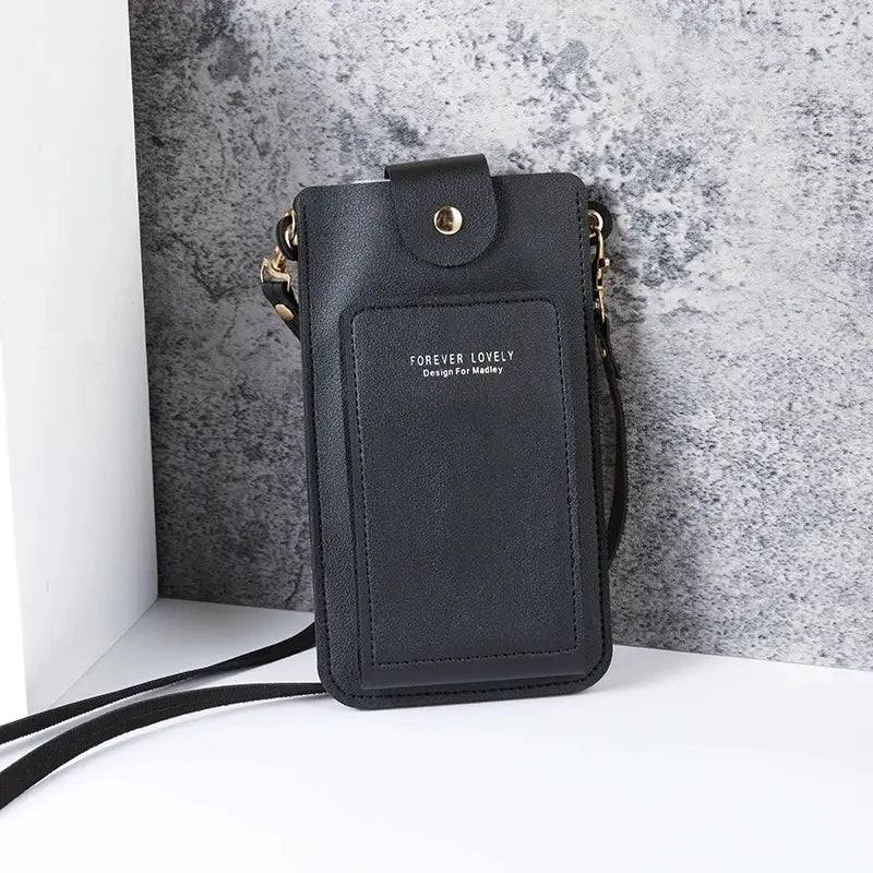 NovaBag Solid Color Fashion Shoulder Bag For Women Crossbody Phone Wallet And Card Holder