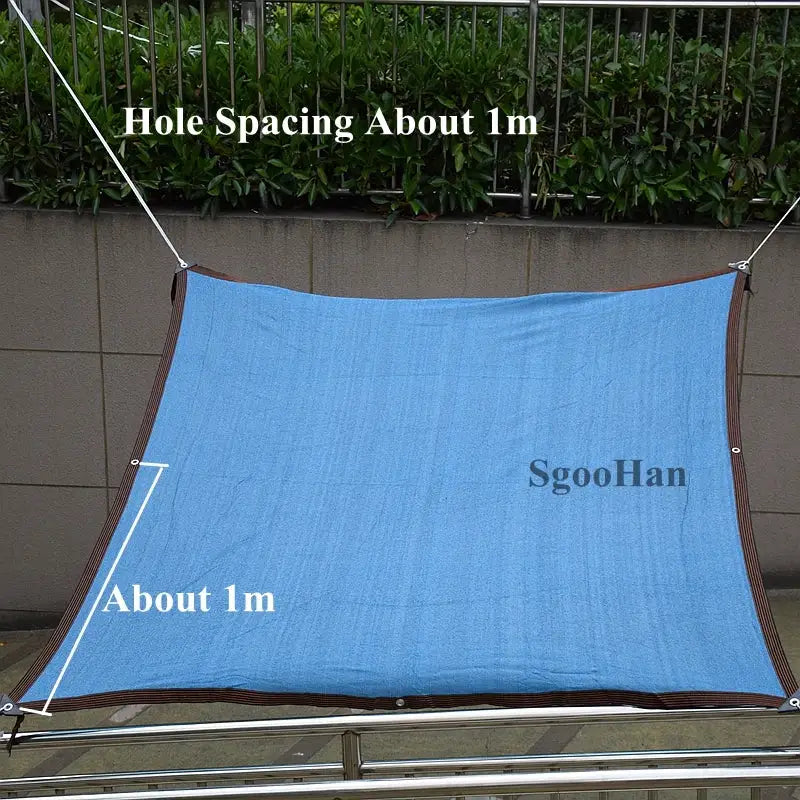 Sunshade net blue HDPE anti-UV garden shade cloth by Simples Market
