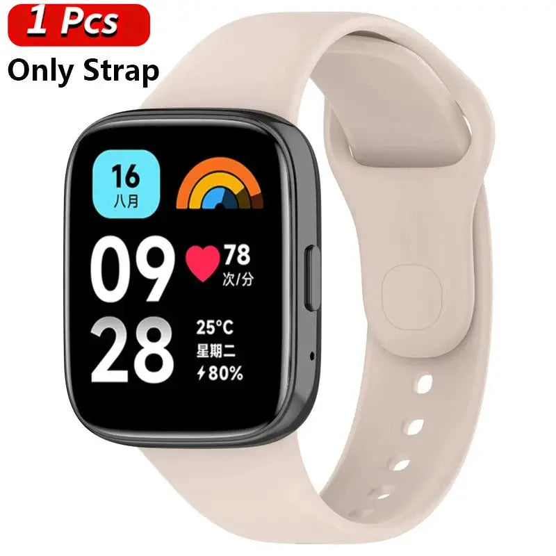 Silicone Strap+Case for Xiaomi Redmi Watch 3 Active band smartwatch Accessories Sport Bracelet For Redmi watch3 Active/Lite 2030