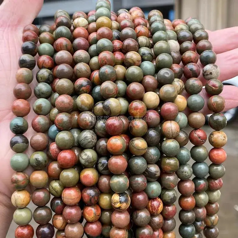Natural Stone Golden Obsidian Irisation Round Beads 4mm 6mm 8mm 10mm 12mm Spacer Jewelry Making Bracelet Necklace