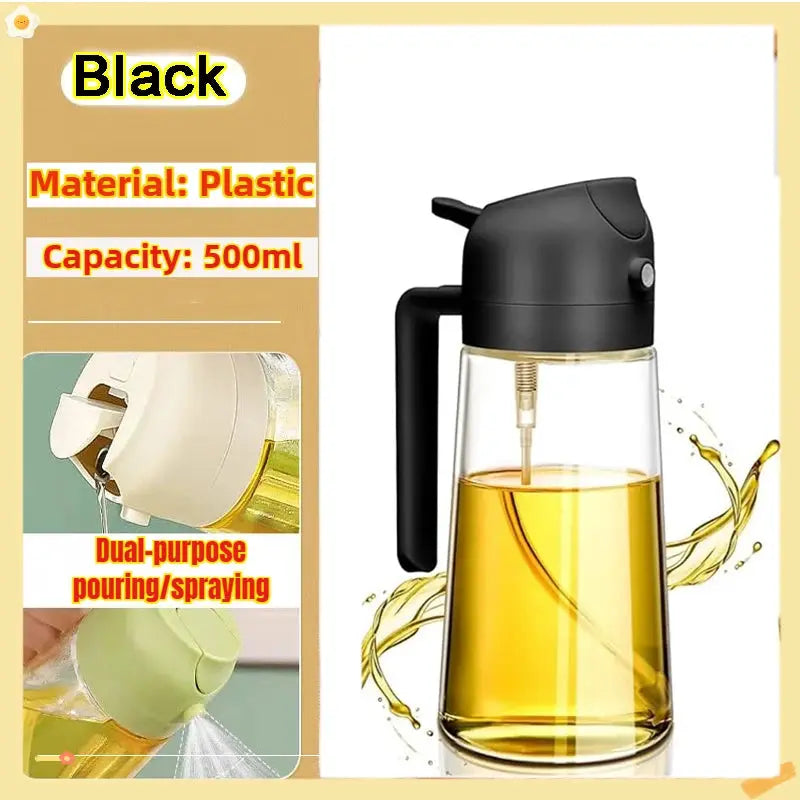 200 300 500 Milliliters Oil Spray Bottle For BBQ Cooking Olive Oil Sprayer Fine Mist Refillable Vinegar Compatible