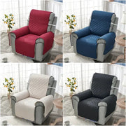 Anti-slip recliner chair cover by Simples Market; quilted slipcovers in red, blue, beige, and black (4-color set) for living room.