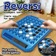 Dual Side Flip Board Strategy Game For Two Players Educational Logic Training Brain Teaser Toy