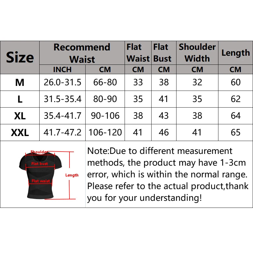 Simples Market men's mesh compression undershirt body shaper, black short-sleeve for abs control