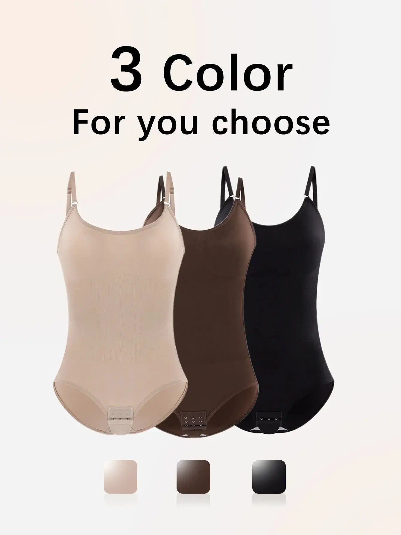 CurveCraft Open Crotch Seamless Shapewear Bodysuit For Butt Lift And Smoothing Silhouette
